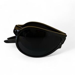 Black Folding Aviators Sunglasses Unisex